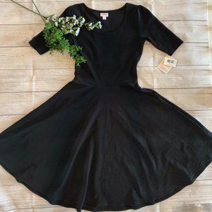 LuLaRoe Black Nicole Dress - Size Small